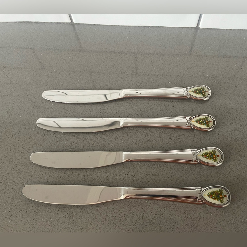 Fiesta Christmas Flatware- Set of 4 Knives
